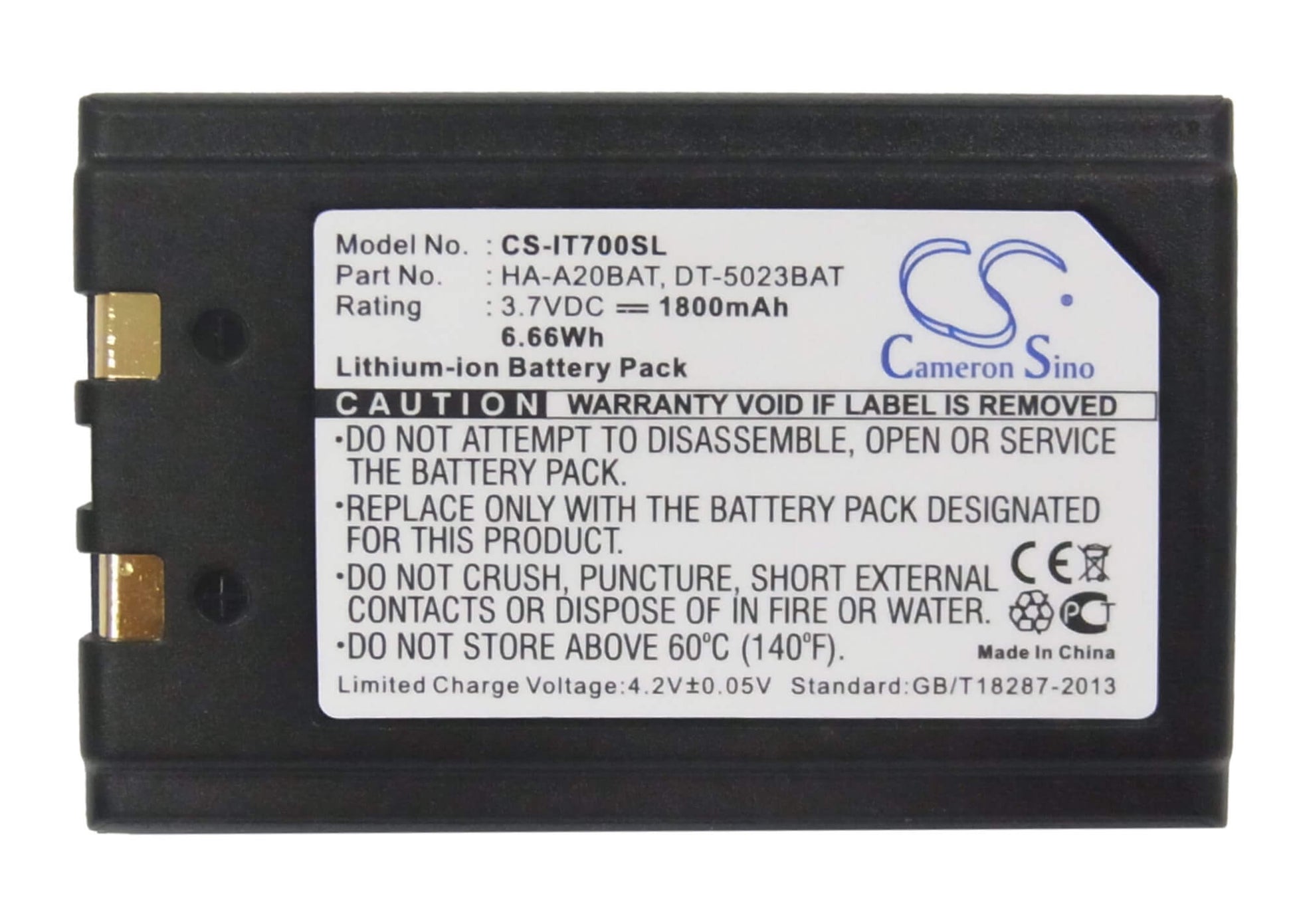3.7V, 1800mAh, Li-ion Battery fits Sokkia, Sdr8100, 6.66Wh