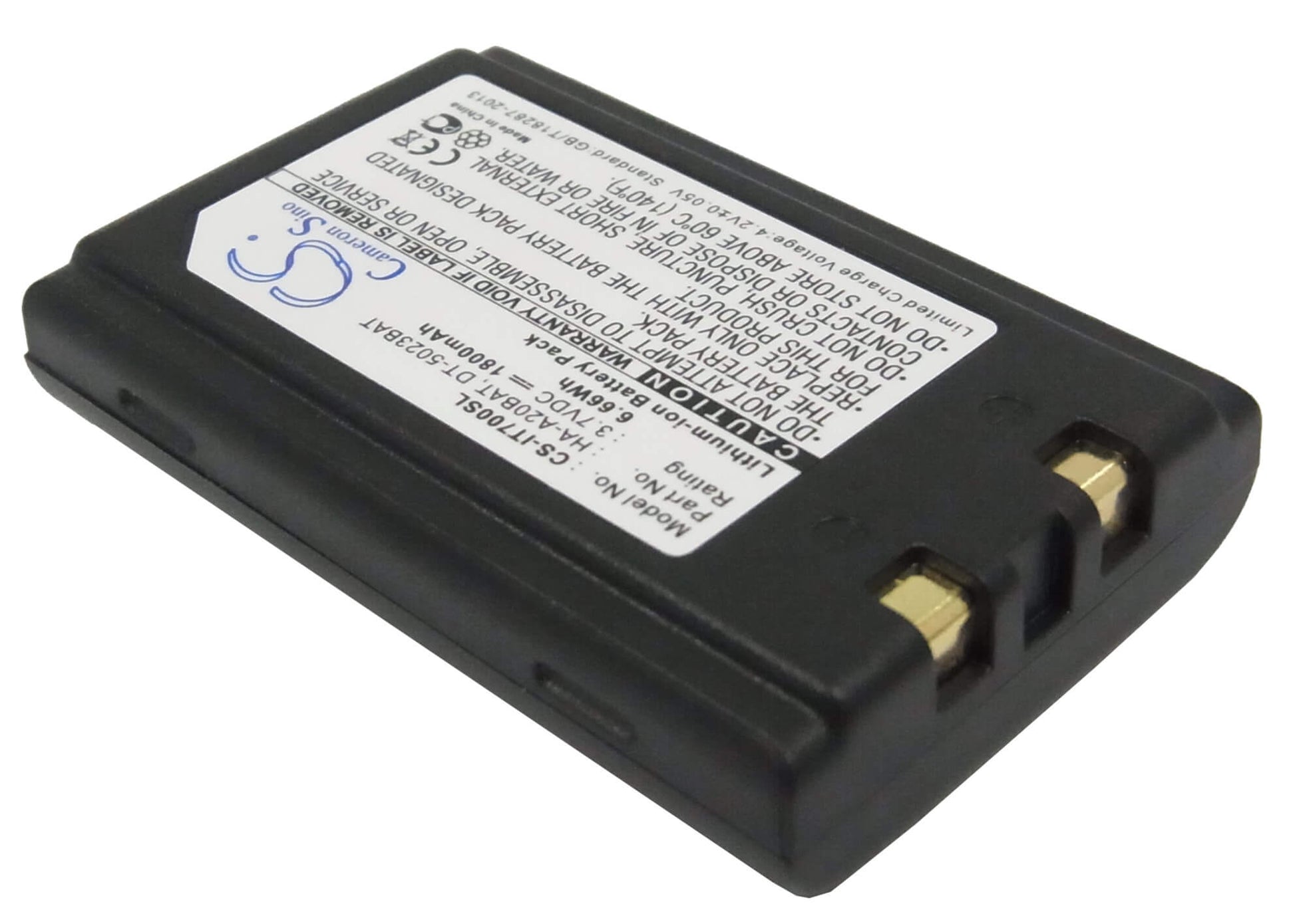 3.7V, 1800mAh, Li-ion Battery fits Banksys, Xentissimo, 6.66Wh