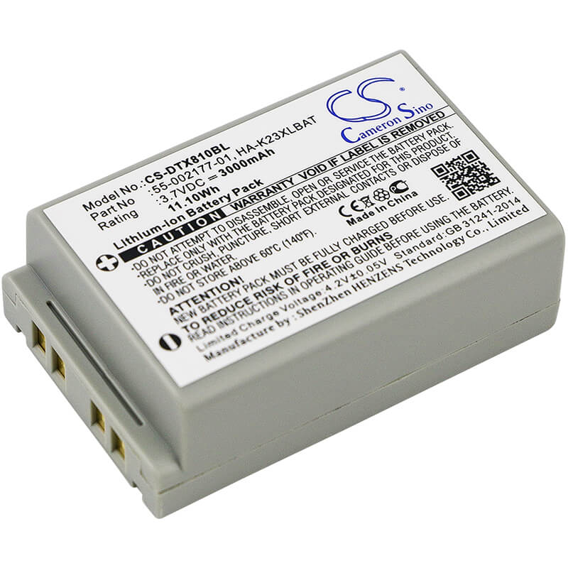 3.7V, 3000mAh, Li-ion Battery fits Casio, Dt-x200, Dt-x200-10e, 11.1Wh