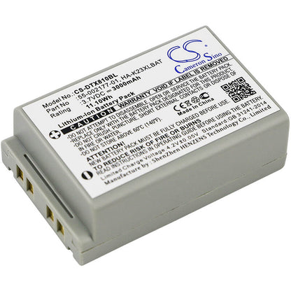 3.7V, 3000mAh, Li-ion Battery fits Casio, Dt-x200, Dt-x200-10e, 11.1Wh