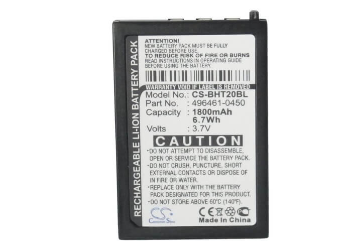 3.7V, 1800mAh, Li-ion Battery fits Nippon, Bht-200, Bht-300, 6.66Wh