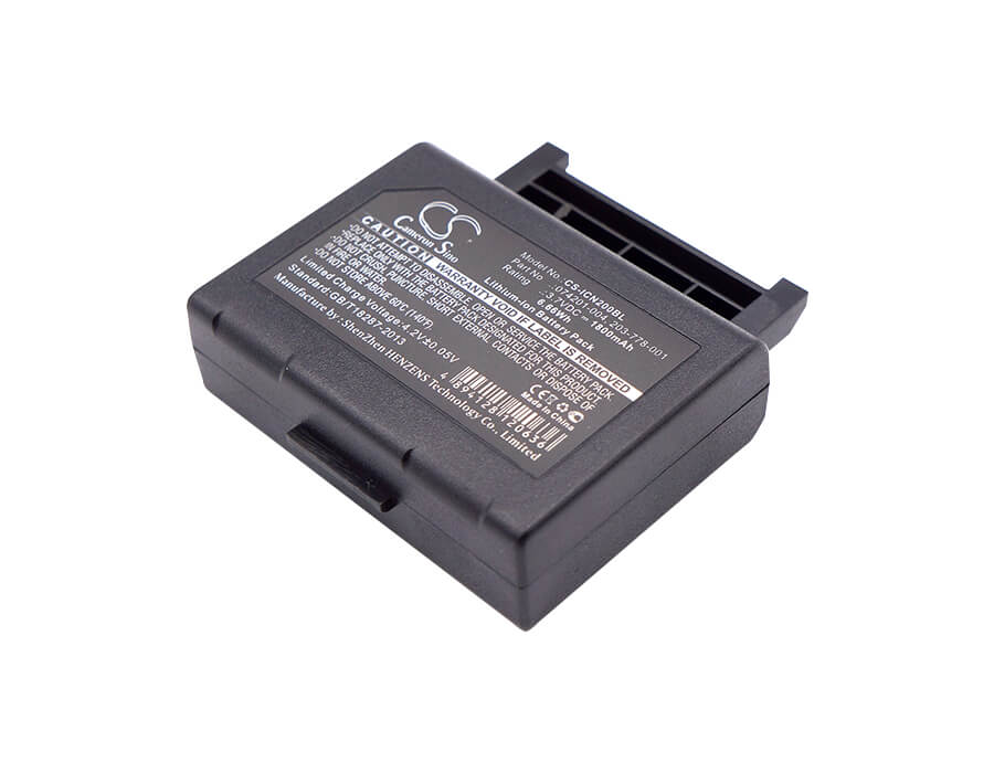 3.7V, 1800mAh, Li-ion Battery fits Intermec, Cn2, 6.66Wh