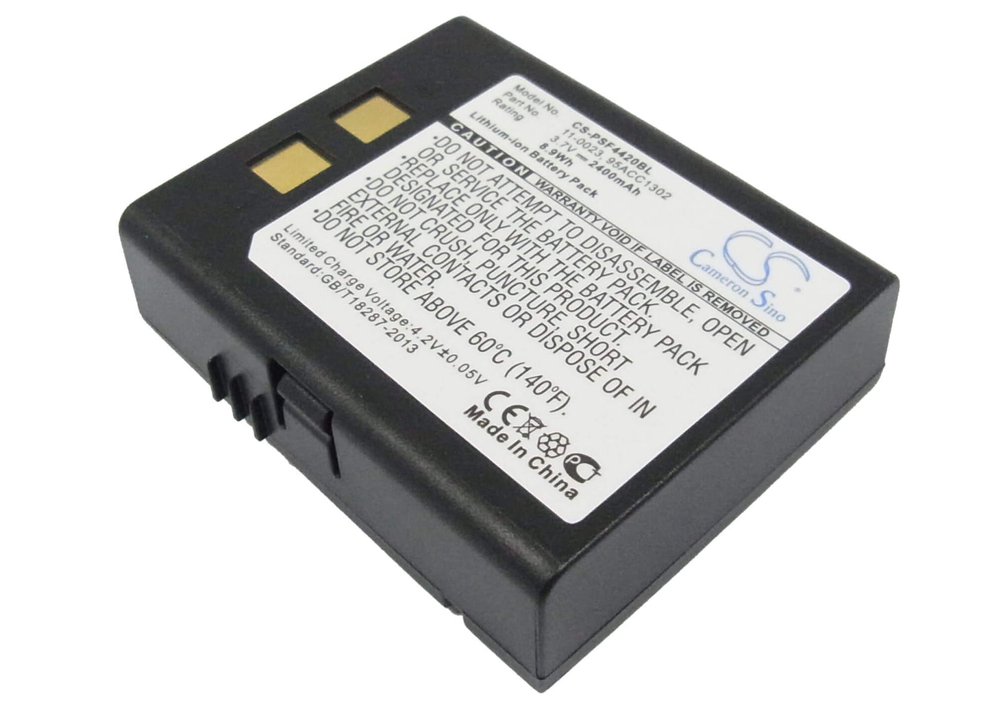 3.7V, 2400mAh, Li-ion Battery fits Psc, Falcon 2150, Falcon 4400, 8.88Wh