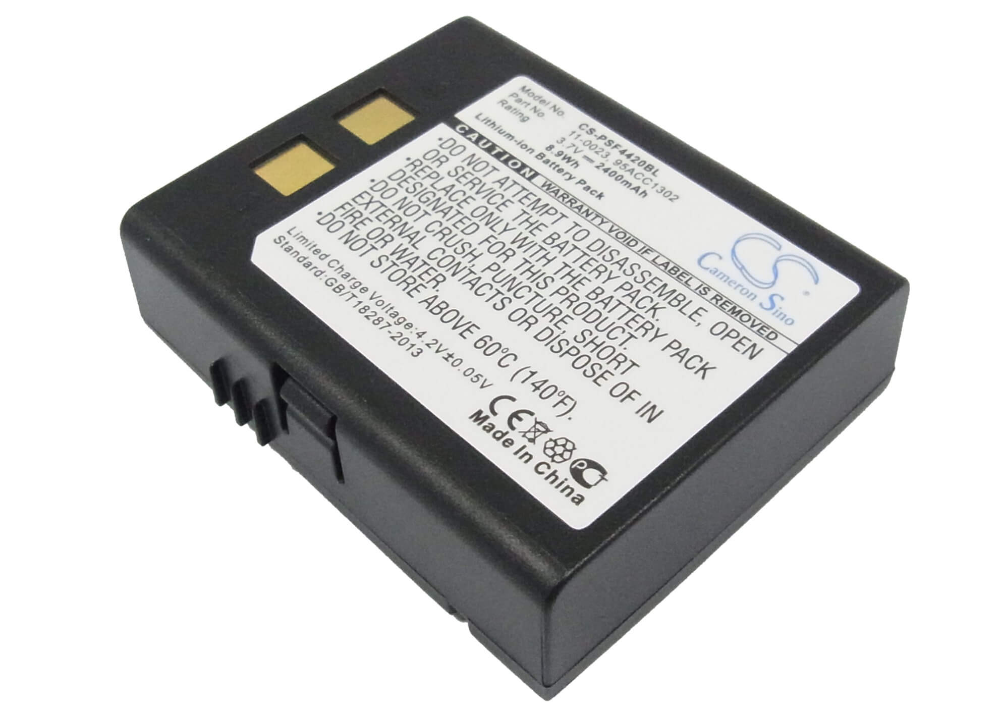 3.7V, 2400mAh, Li-ion Battery fits Psc, Falcon 2150, Falcon 4400, 8.88Wh
