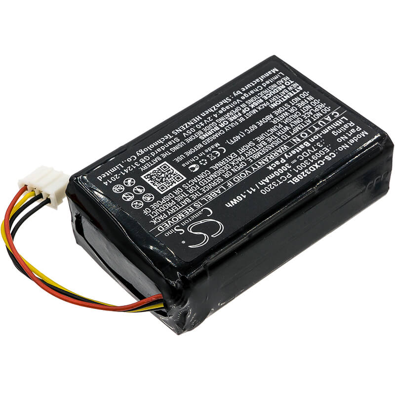 3.7V, 3000mAh, Li-ion Battery fits C-one, E-id, Xgk-c-one-e-id, 11.1Wh