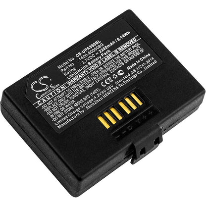 3.7V, 2200mAh, Li-ion Battery fits Unitech, Pa550, 8.14Wh