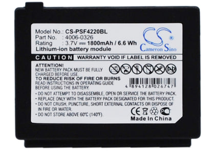 3.7V, 1800mAh, Li-ion Battery fits Falcon, Psc 4220, Psc 4220-1011r, 6.66Wh