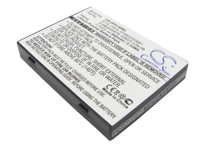 3.7V, 900mAh, Li-ion Battery fits Opticon, H16, H-16, 3.33Wh