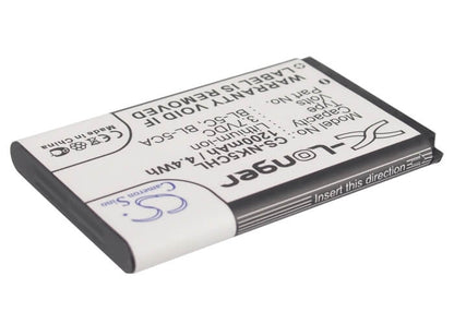 Barcode Scanner 3.7V, 1200mAh, Li-ion Battery fits Sonstige, Equinux Tizi Mobile Tv, 4.44Wh
