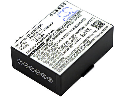 3.7V, 3300mAh, Li-ion Battery fits Cipherlab, Cp50, Cp55, 12.21Wh
