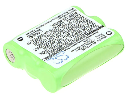 3.6V, 2500mAh, Ni-MH Battery fits Falcon, 310, 315, 9Wh
