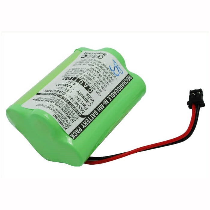 4.8V, 1200mAh, Ni-MH Battery fits Radio Shack, 20-520, Pro-90, 5.76Wh