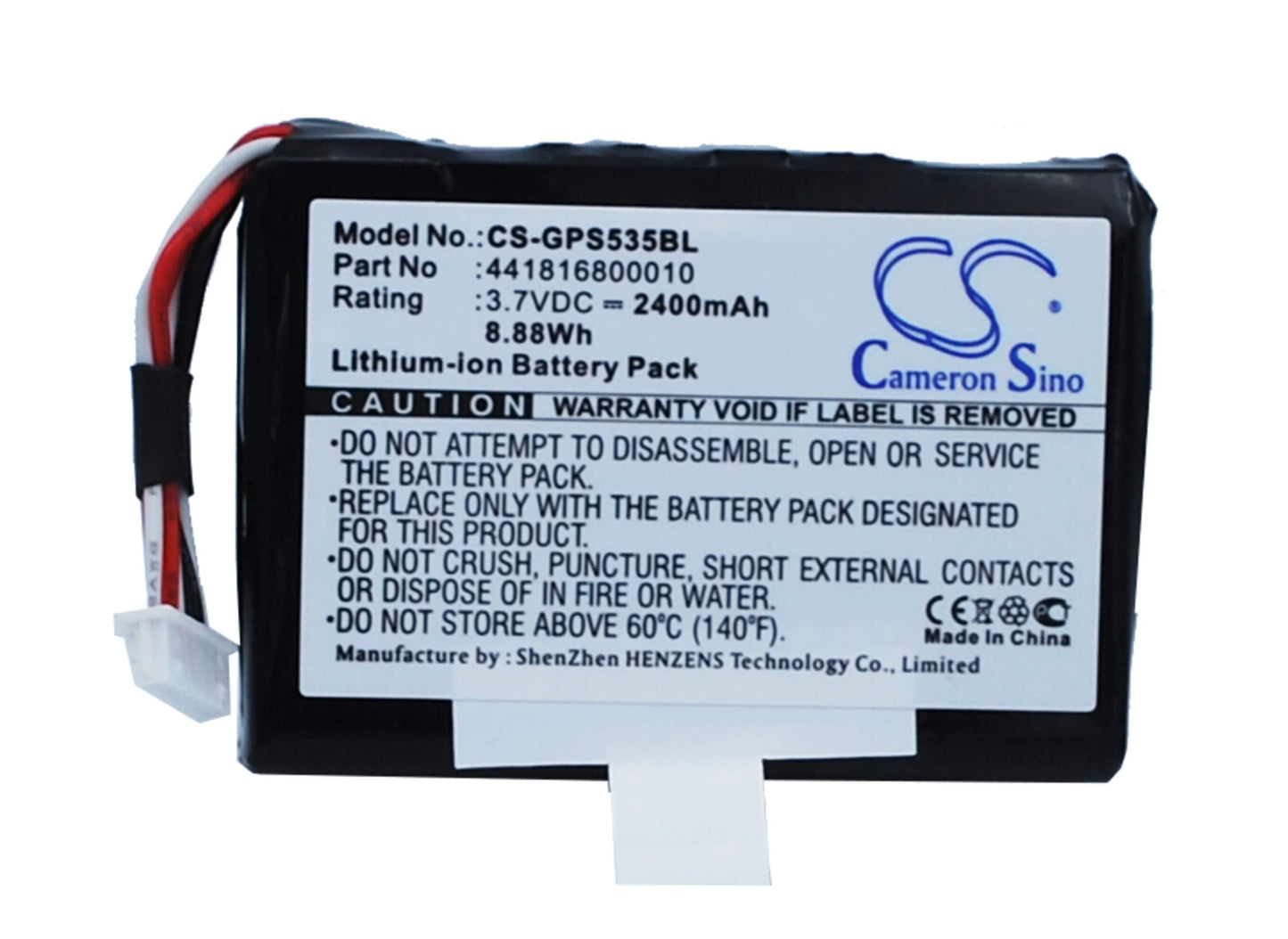 3.7V, 2400mAh, Li-ion Battery fits Getac, Fc-25a, Fc-25a Data Collector, 8.88Wh
