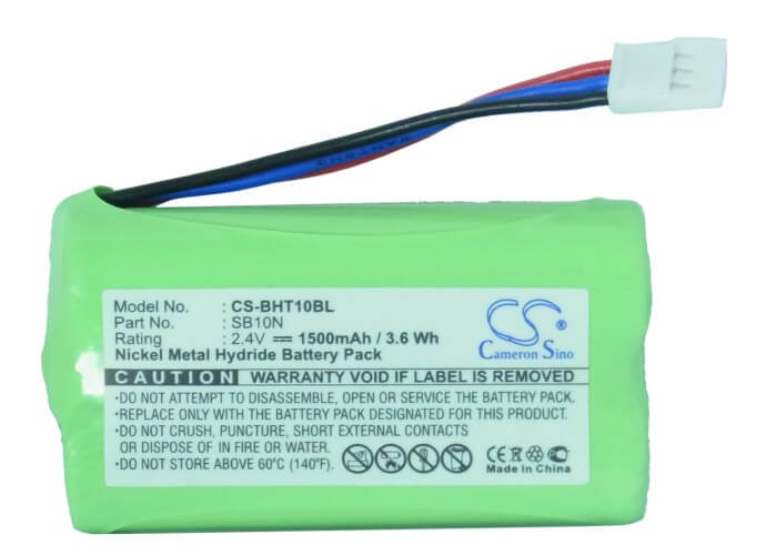 2.4V, 1500mAh, Ni-MH Battery fits Nippon, Ds26h2-d, Gt10b, 3.6Wh