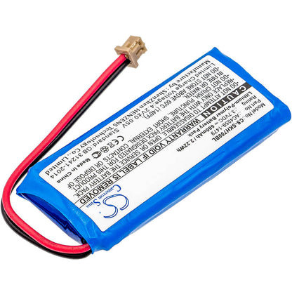 3.7V, 600mAh, Li-Polymer Battery fits Socket Mobile, Chs 7qi, Chs 7x, 2.22Wh