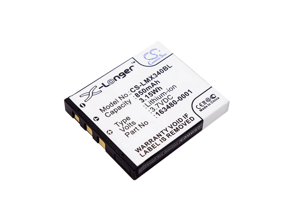 3.7V, 850mAh, Li-ion Battery fits Lxe, 8650 Bluetooth Ring Scanners, Bluetooth Ring Scanner, 3.145Wh