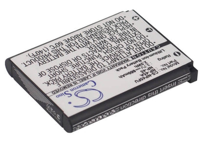 Barcode Scanner 3.7V, 660mAh, Li-ion Battery fits Alba, Sl1031, Sl1231, 2.442Wh