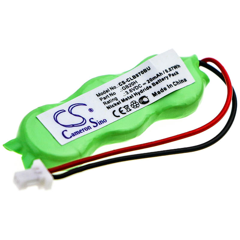 3.6V, 20mAh, Ni-MH Battery fits Cipherlab, 9700, 0.072Wh