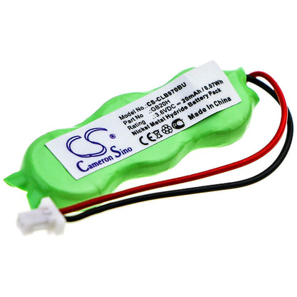3.6V, 20mAh, Ni-MH Battery fits Cipherlab, 9700, 0.072Wh