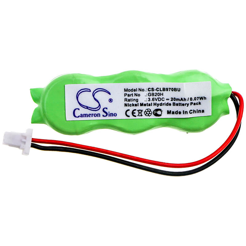 3.6V, 20mAh, Ni-MH Battery fits Cipherlab, 9700, 0.072Wh