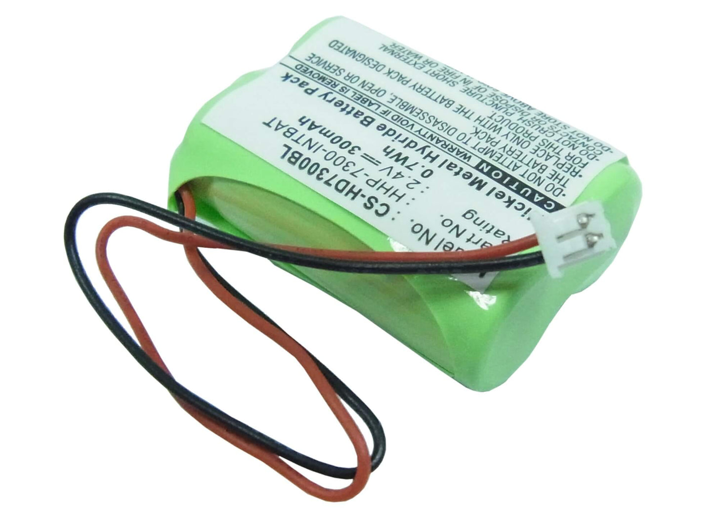 2.4V, 300mAh, Ni-MH Battery fits Handheld, 7400, 7450, 0.72Wh