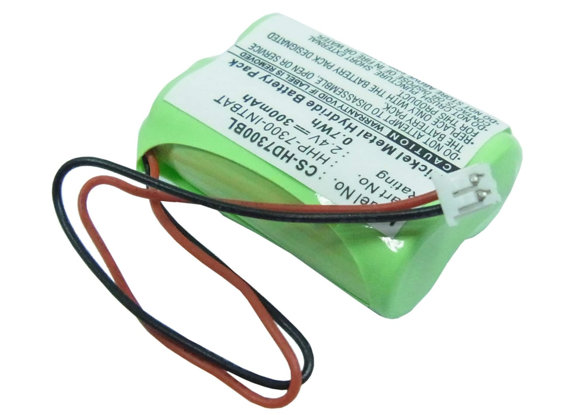 2.4V, 300mAh, Ni-MH Battery fits Handheld, 7400, 7450, 0.72Wh
