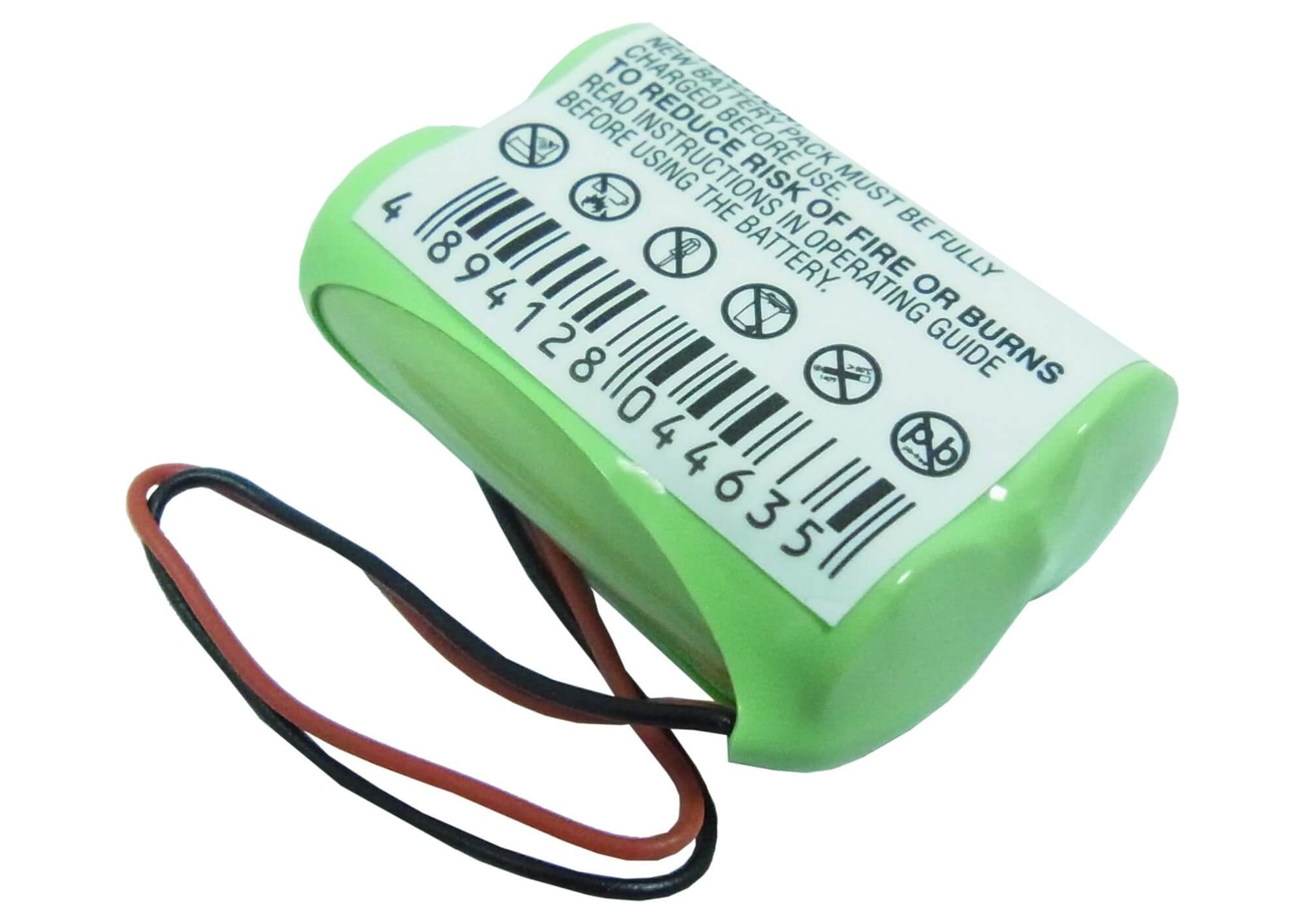2.4V, 300mAh, Ni-MH Battery fits Handheld, 7400, 7450, 0.72Wh