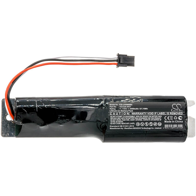 11.1V, 3400mAh, Li-ion Battery fits Lxe, Vx9, 37.74Wh