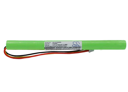 3.6V, 700mAh, Ni-MH Battery fits Symbol, Vc5090, Vc5090-ma0ql0gh6ww, 2.52Wh