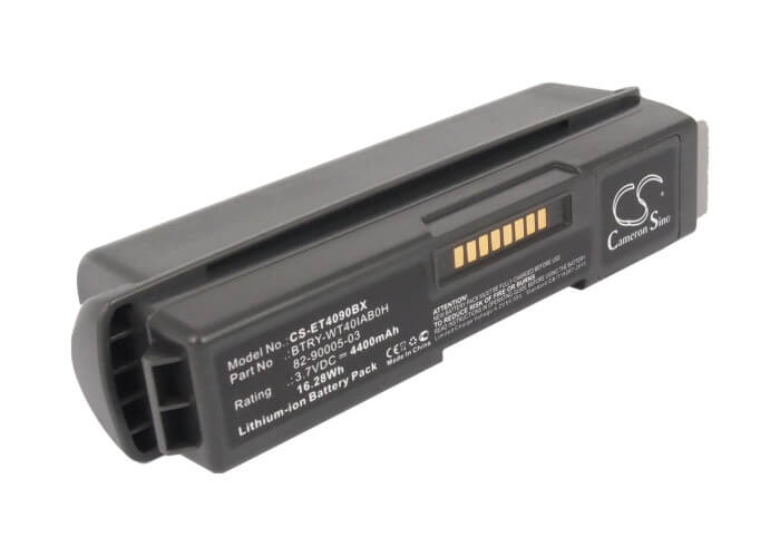 3.7V, 4400mAh, Li-ion Battery fits Symbol, Wt4000, Wt4070, 16.28Wh