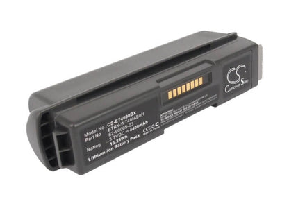 3.7V, 4400mAh, Li-ion Battery fits Zebra, Wt4000, Wt4090, 16.28Wh