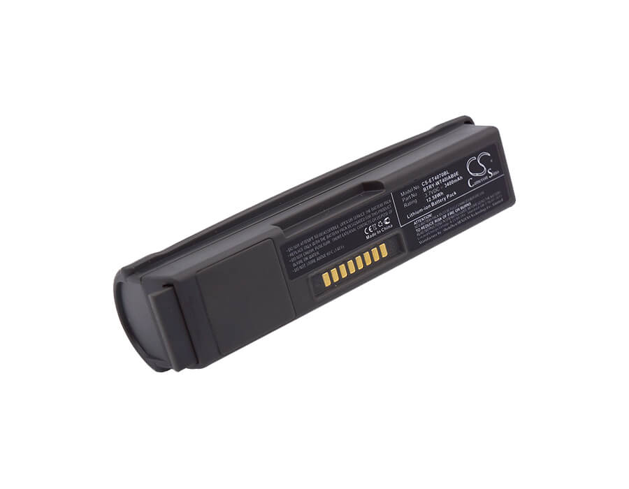 3.7V, 3400mAh, Li-ion Battery fits Symbol, Wt4000, Wt4070, 12.58Wh