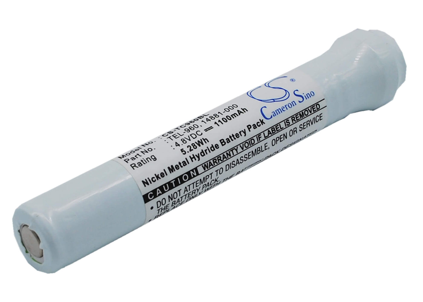 4.8V, 1100mAh, Ni-MH Battery fits Telxon, Ptc960, Ptc960ds, 5.28Wh