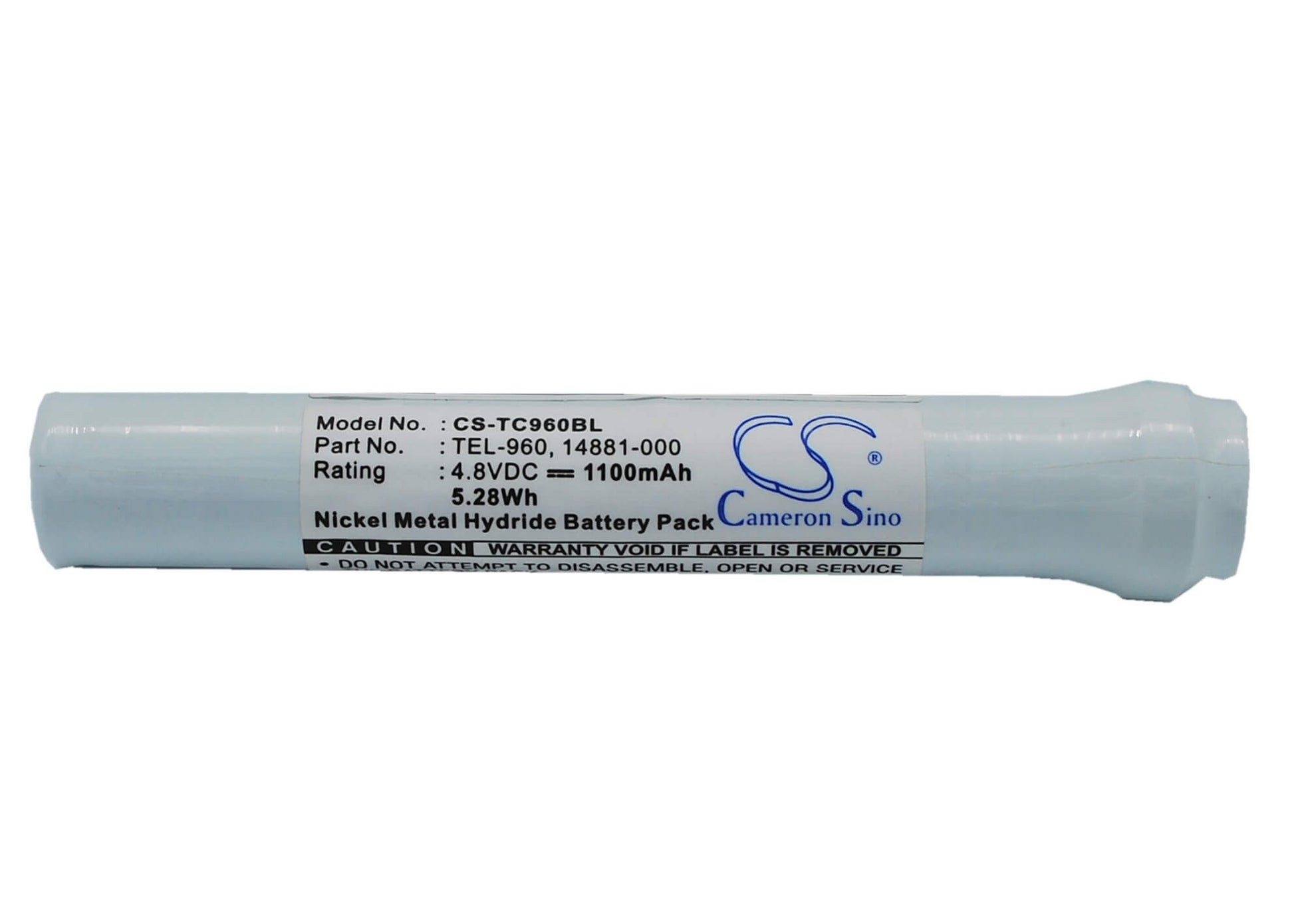 4.8V, 1100mAh, Ni-MH Battery fits Telxon, Ptc960, Ptc960ds, 5.28Wh