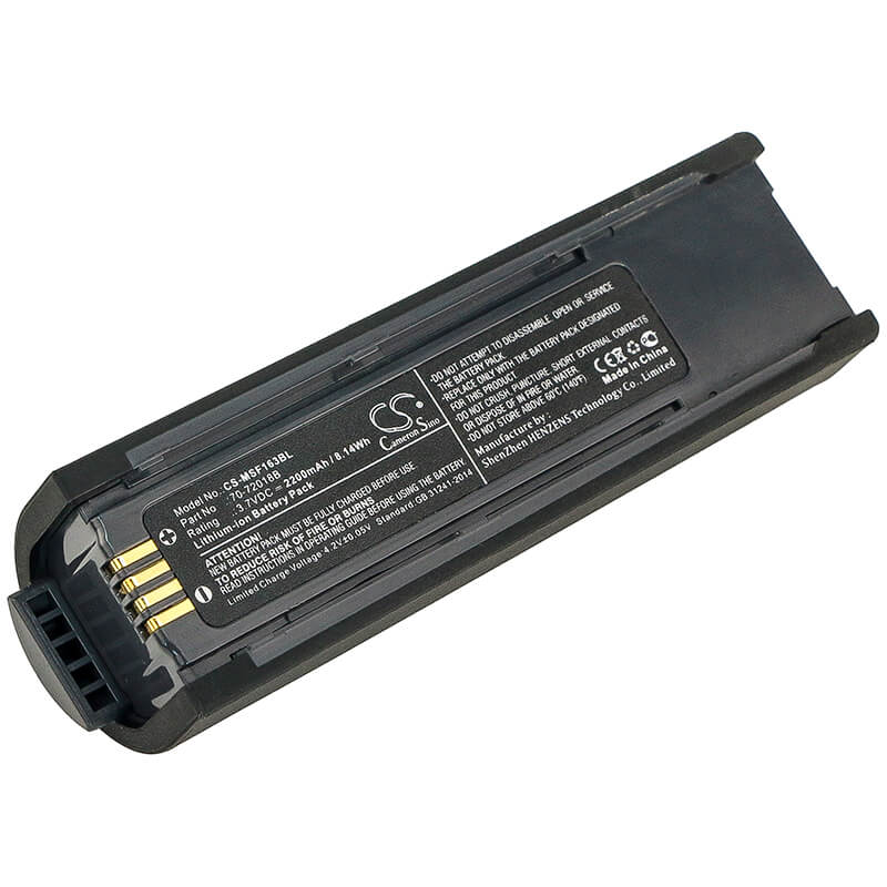 3.7V, 2200mAh, Li-ion Battery fits Metrologic, Ms1633 Focusbt, 8.14Wh