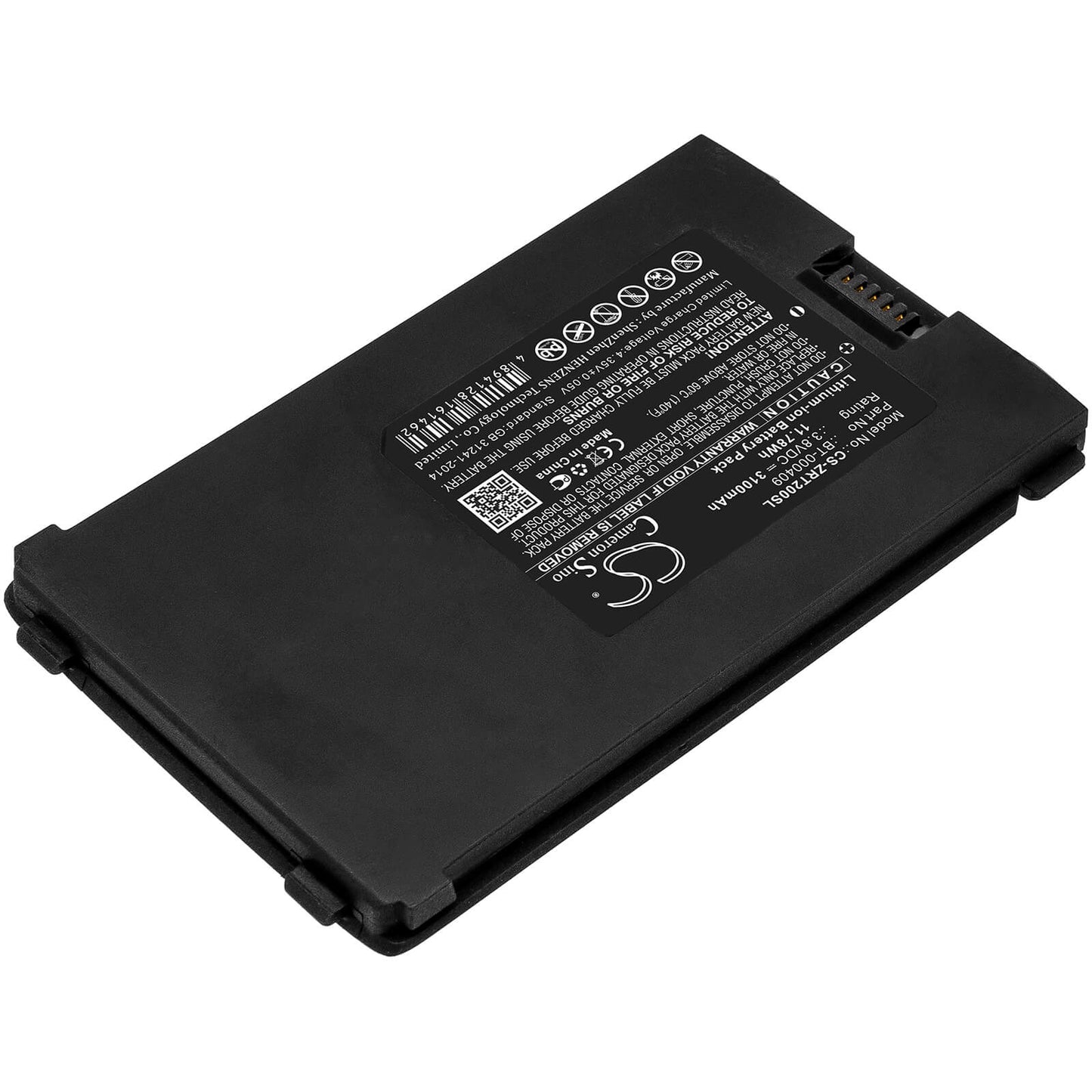 3.8V, 3100mAh, Li-ion Battery fits Zebra, Tc2x, 11.78Wh