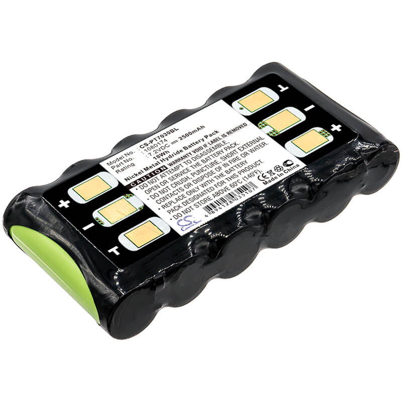 7.2V, 2500mAh, Ni-MH Battery fits Psion, 19515, 7030, 18Wh