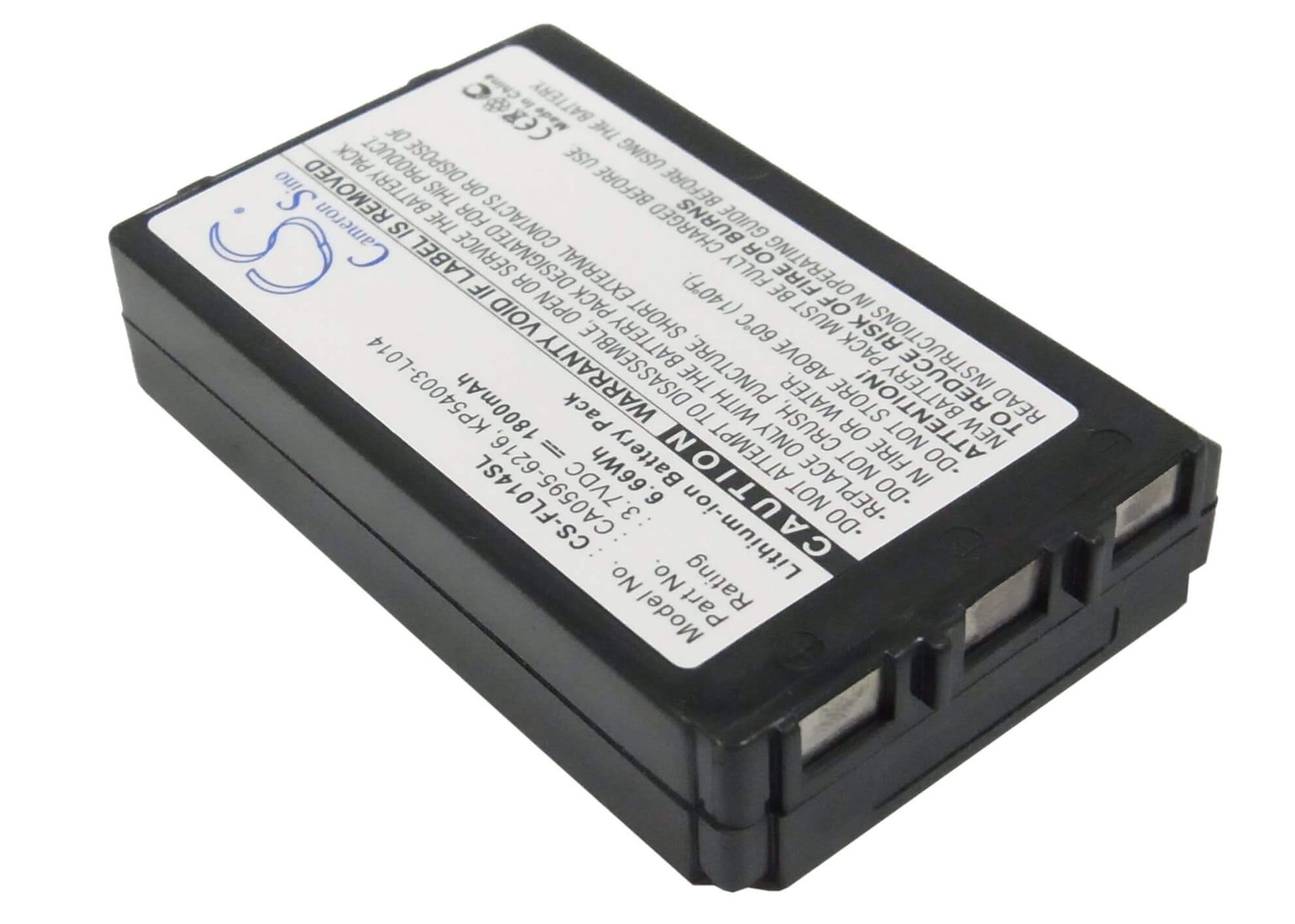 3.7V, 1800mAh, Li-ion Battery fits Fujitsu, F400, F500, 6.66Wh