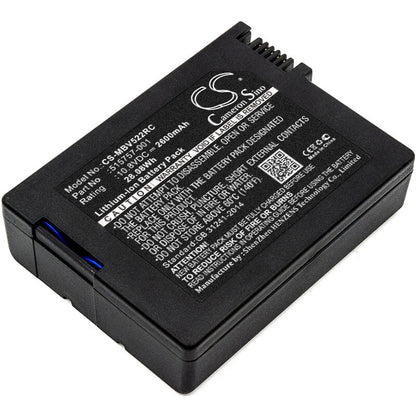10.8V, 2600mAh, Li-ion Battery fits Motorola, Sbv5220, Sbv5221, 28.08Wh
