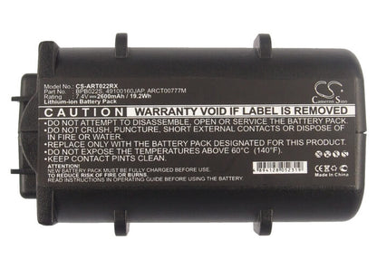 7.4V, 2600mAh, Li-ion Battery fits Arris, Arct01393, Arct02220c, 19.24Wh