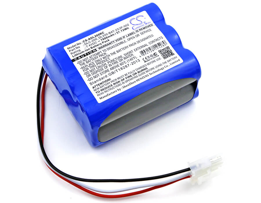7.4V, 7800mAh, Li-ion Battery fits At&t, Dlc-200c, 57.72Wh