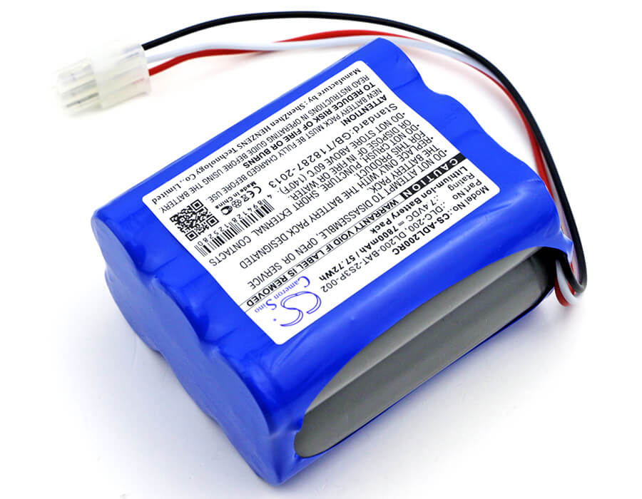 7.4V, 7800mAh, Li-ion Battery fits At&t, Dlc-200c, 57.72Wh