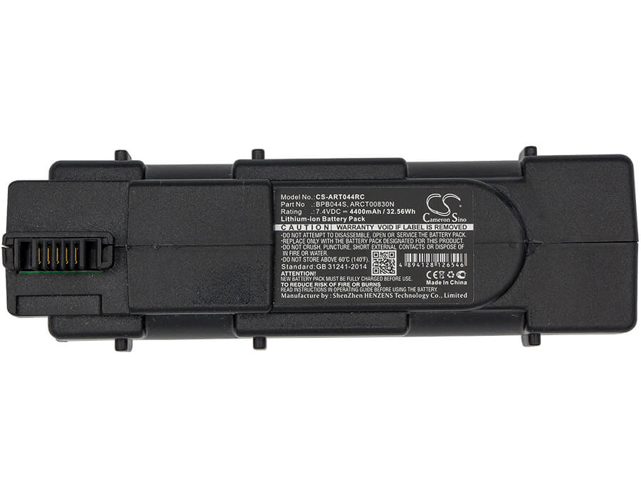 Black, 7.4V, 4400mAh, Li-ion Battery fits Arris, Mg5000, Mg5220, 32.56Wh