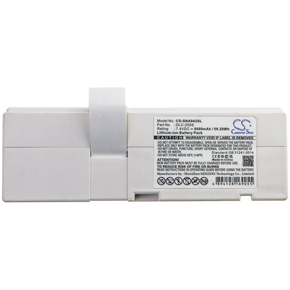 7.4V, 8000mAh, Li-ion Battery fits Sercomm, Na942s, 59.2Wh