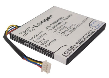 3.7V, 1300mAh, Li-ion Battery fits Texas Instruments, N2/ac/2l1/a, Ti-84 C Silver, 4.81Wh