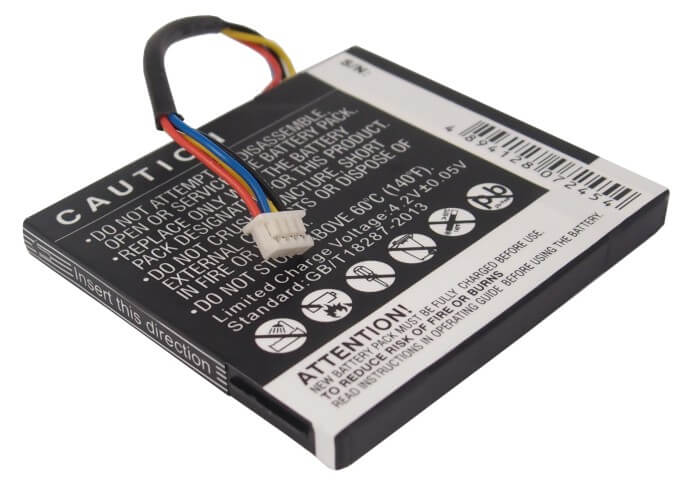 3.7V, 1300mAh, Li-ion Battery fits Texas Instruments, N2/ac/2l1/a, Ti-84 C Silver, 4.81Wh