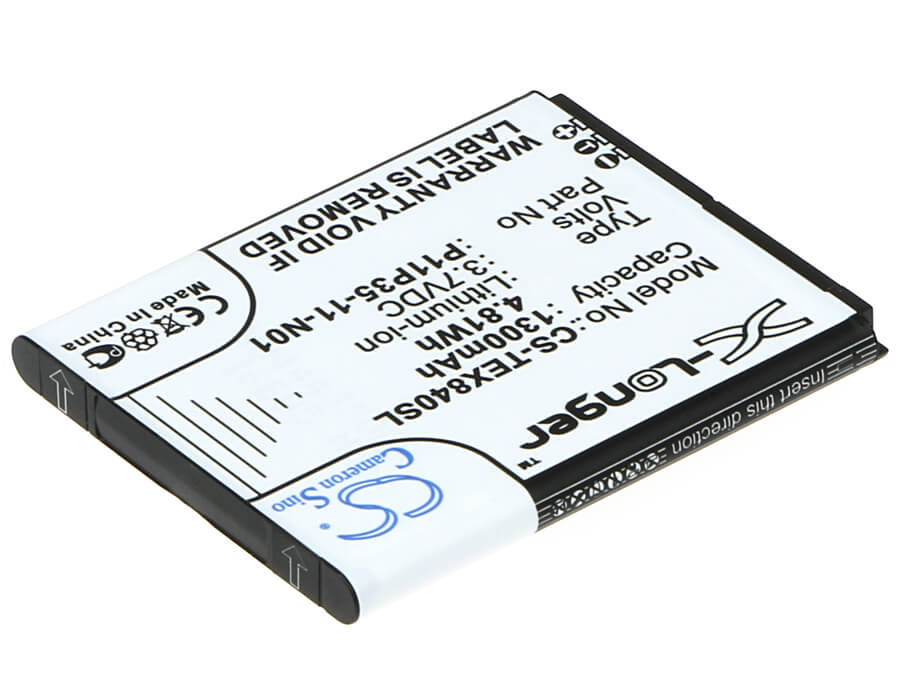 3.7V, 1300mAh, Li-ion Battery fits Texas Instruments, Select Ti-nspire Cx, Ti Nspire Cx, 4.81Wh