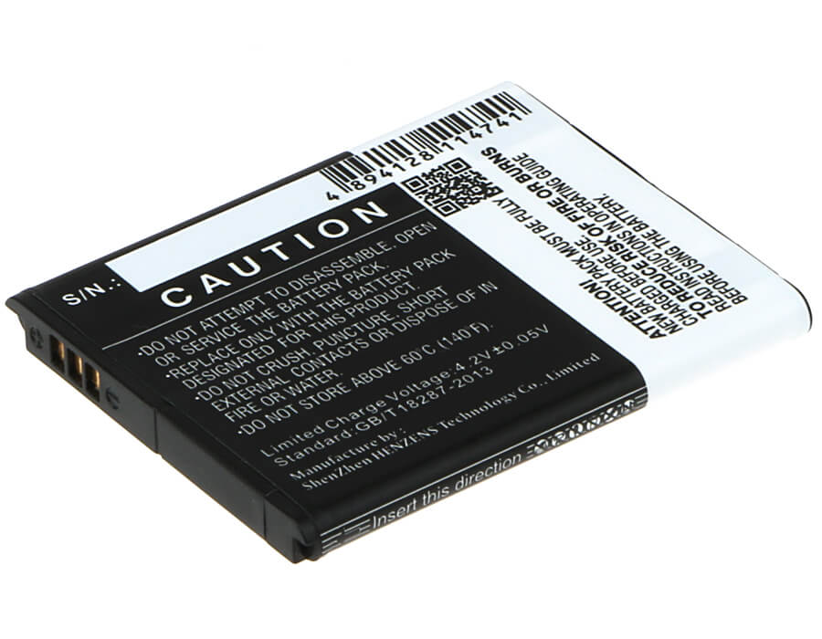 3.7V, 1300mAh, Li-ion Battery fits Texas Instruments, Select Ti-nspire Cx, Ti Nspire Cx, 4.81Wh