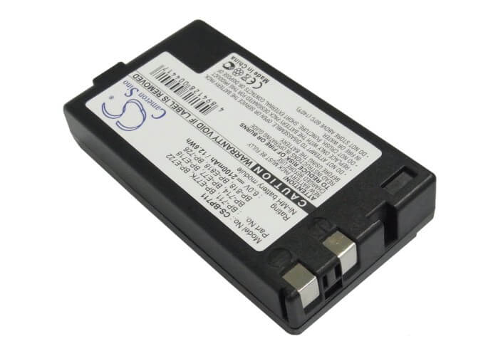 6.0V, 2100mAh, Ni-MH Battery fits Canon, E06, E07, 12.6Wh