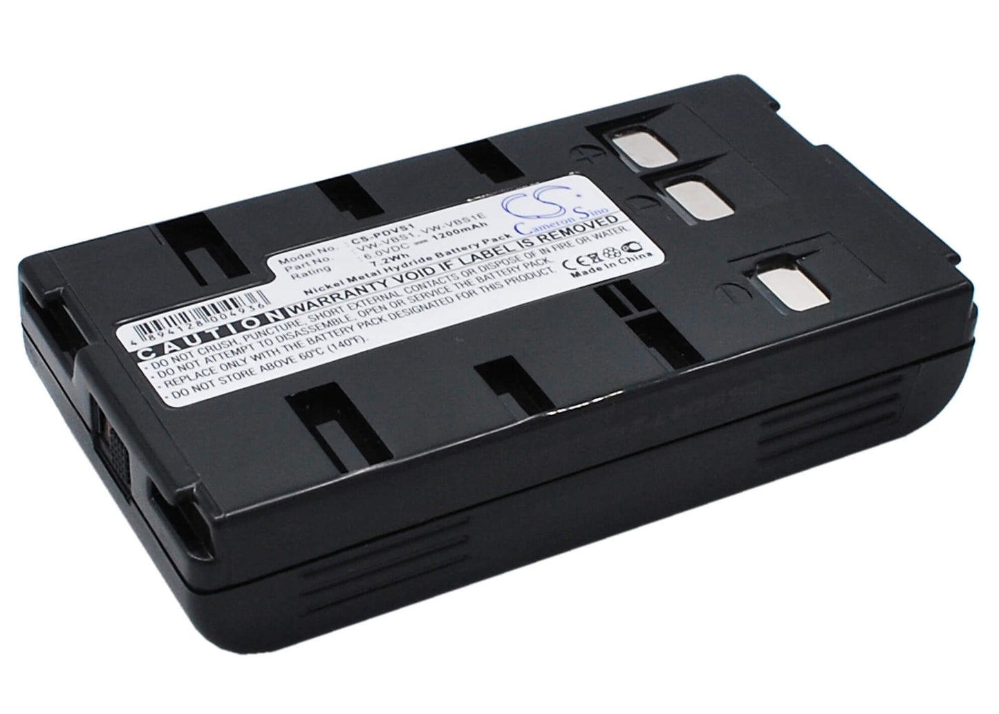 Camera 6.0V, 1200mAh, Ni-MH Battery fits Hp, C2614a, C2617a, 7.2Wh